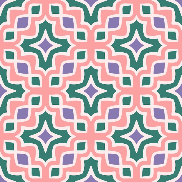 Geometric seamless pattern vector illustration
