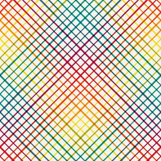 Geometric seamless pattern with cross lines