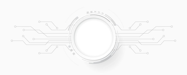 geometric shape  sphere white background decorative technology line background horizontal template for web banner advertising products  .