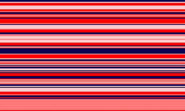 Geometric stripes seamless vector pattern with horizontal lines in varied colours creating an abstract background Ideal for textile design wallpaper or graphic prints