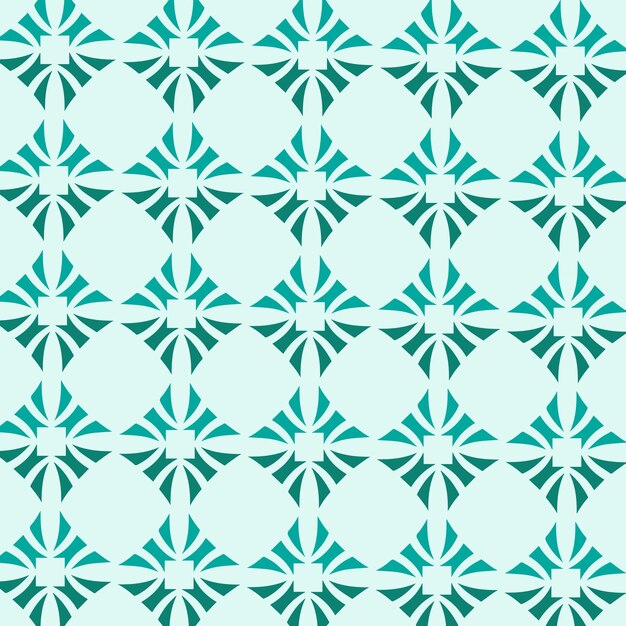 Geometric Teal Pattern Design