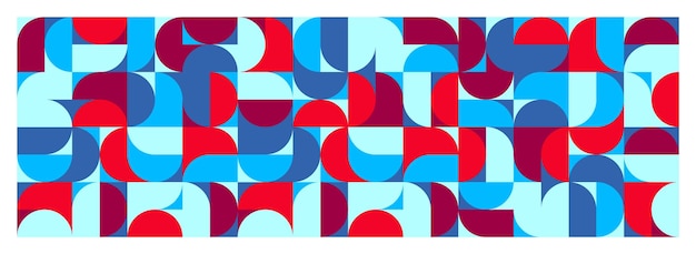 geometric trendy pattern bauhaus style modern colorful background with simple elements retro texture