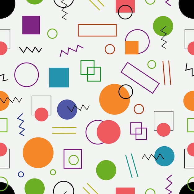 Geometrical seamless pattern design.