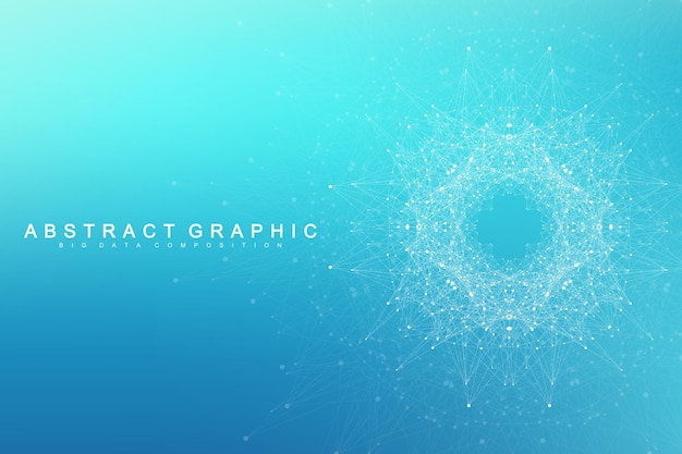 Geometrinen graafinen tausta: molekyyli ja kommunikaatio