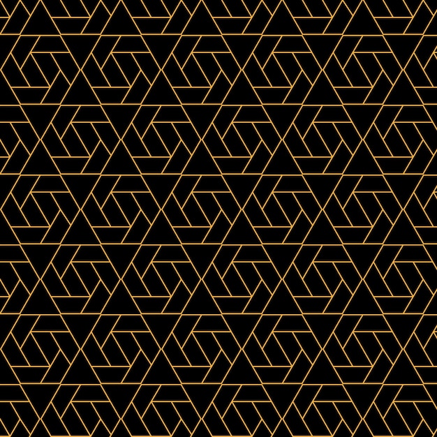 Geometrinen kultainen viiva kuvio saumaton ylellinen design abstrakti tausta
