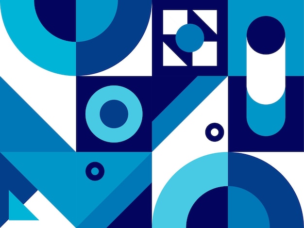 Geometrinen muoto Sininen Hieno sininen