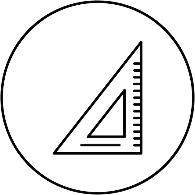 geometry triangle icon vector image can be used for tools
