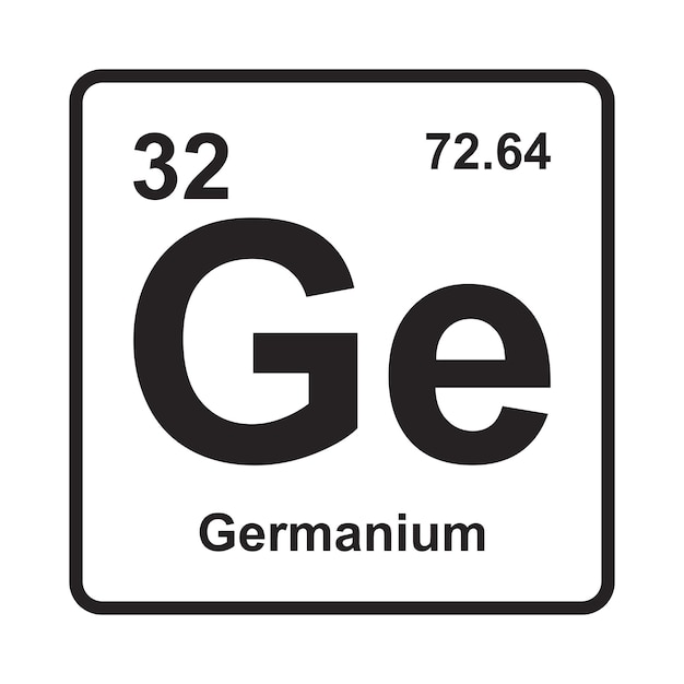 Germanium chemical element icon