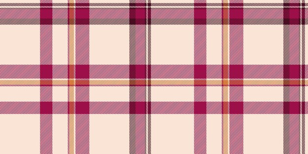 gingham background seamless textile quality plaid pattern tartan luxurious texture check fabric vector in light and pink colors