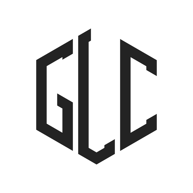 GLC Logo Design Initial Letter GLC Monogram Logo using Hexagon shape