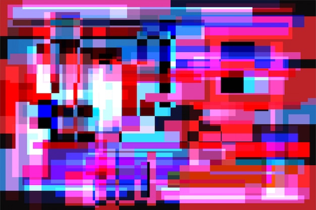 GLITCH BACKGROUND VECTOR