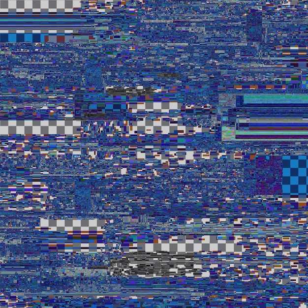 Glitch texture Computer screen error Digital pixel noise abstract design Television signal fail Data decay Transparence glitch background Monitor technical problem