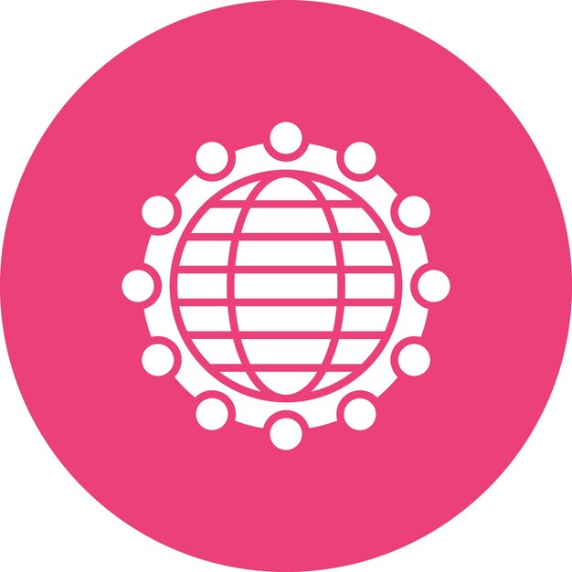 global infrastructure vector icon can be used for data analytics iconset