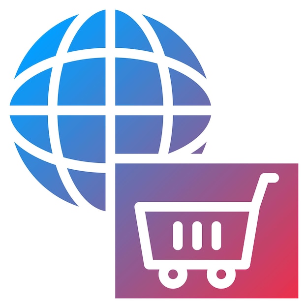 Global Market icon vector image Can be used for Data Science