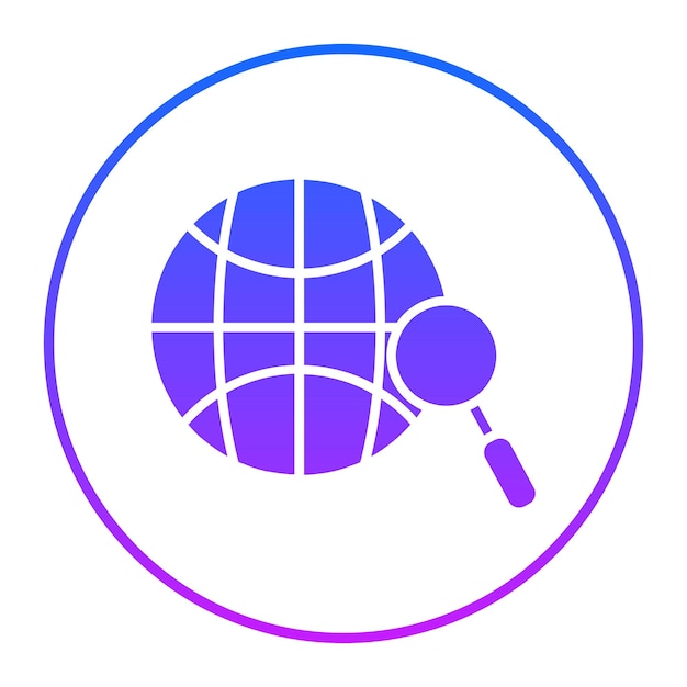 Global Research Vector Illustration