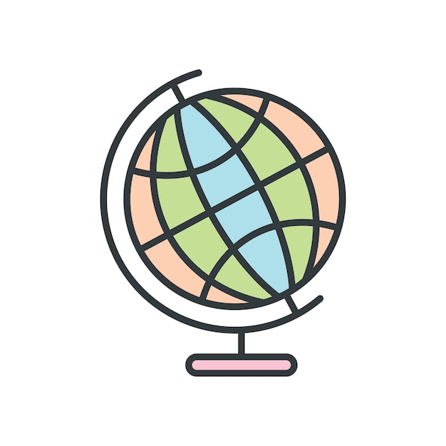 Globe icon vector design templates simple and modern