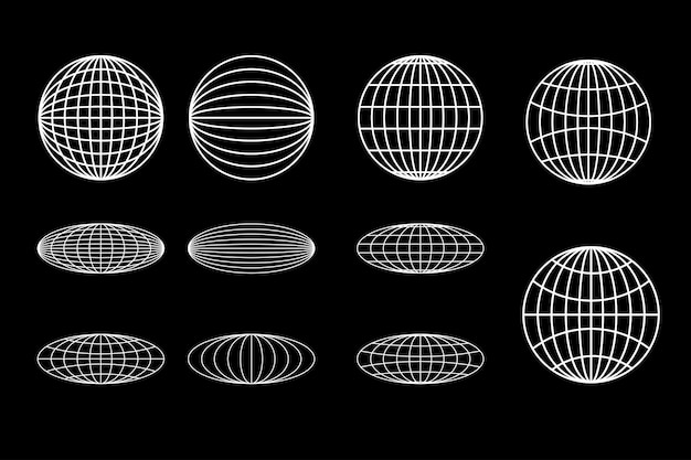 globe symbol urban streetwear graphic design element vector template print file
