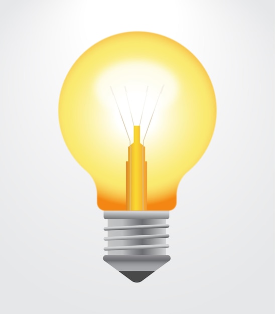 Glowing Light Bulb