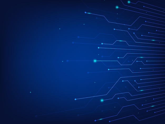 Glowing technology background