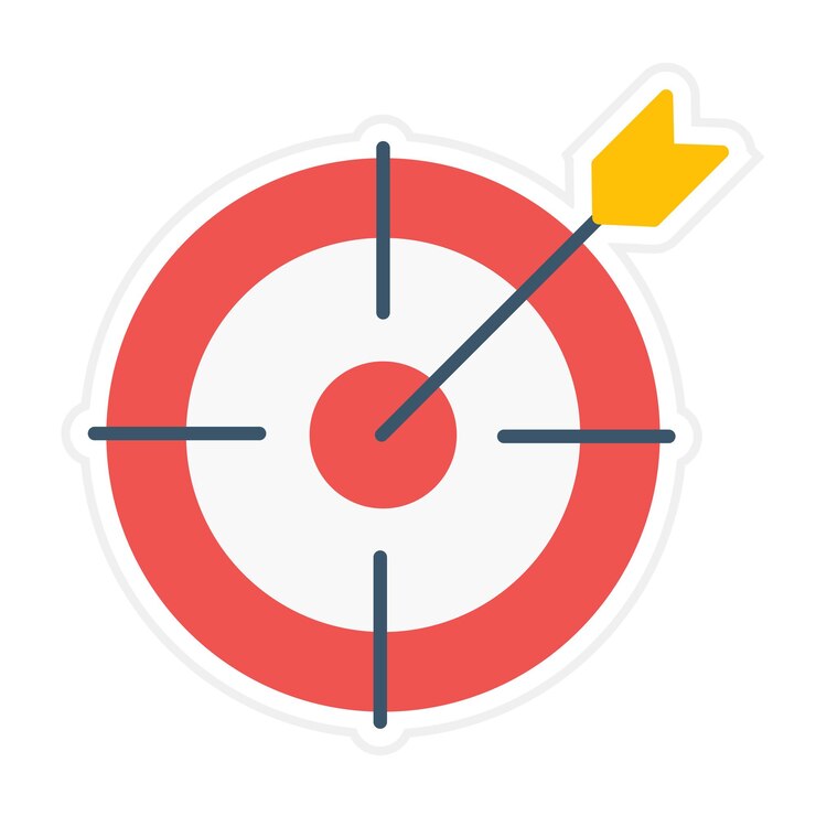 Vektori goal vector icon can be used for life skills iconset