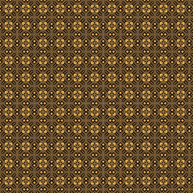 Gold geometric seamless pattern Premium  
