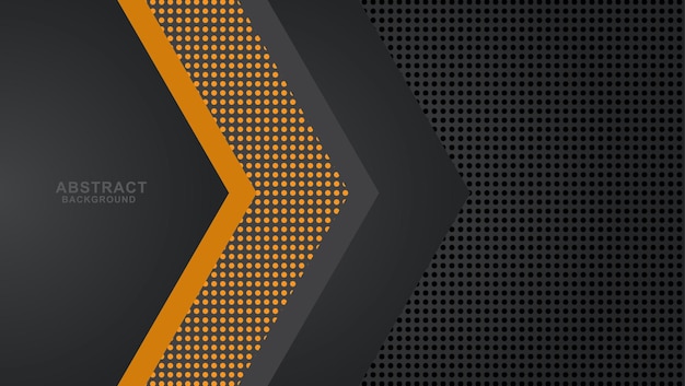 Golden Arrow vector overlap layer background