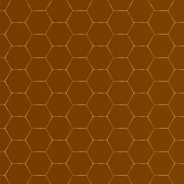 Golden Honeycomb Texture A Repeating Hexagonal Cellular Structure