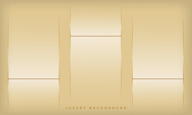 Golden light diagonal luxury background with minimal geometric shape and lines
