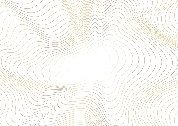 Golden liquid refracted waves abstract background
