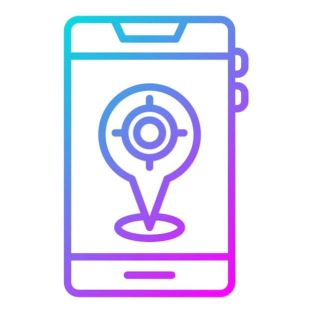 GPS Fixed Vector Illustration Style