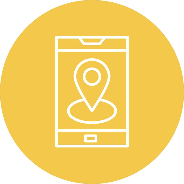 GPS Vector Illustration Style