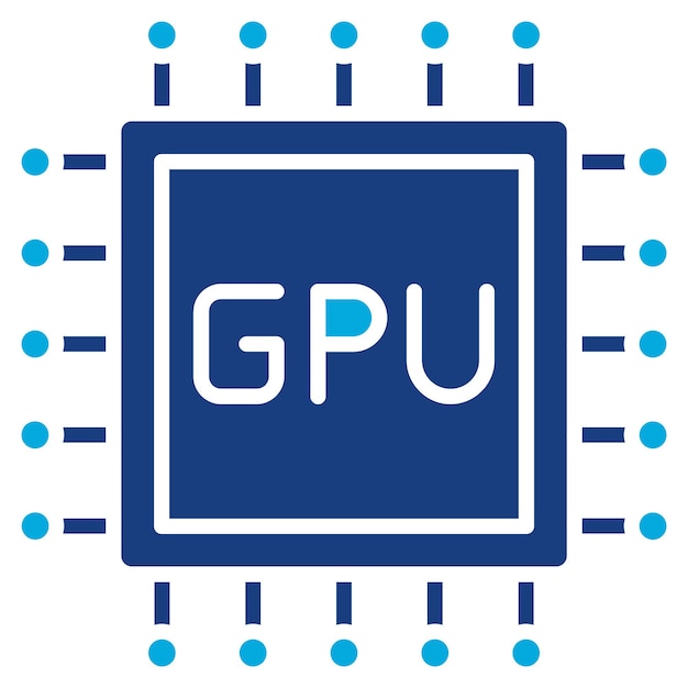 Gpu icon vector image Can be used for Computer Science