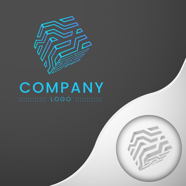 Gradient abstract technology company