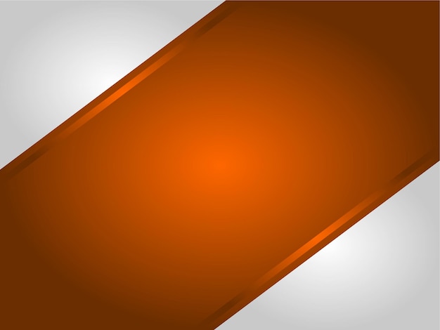 Gradient Background Design with Silver Corner Vector Illustration