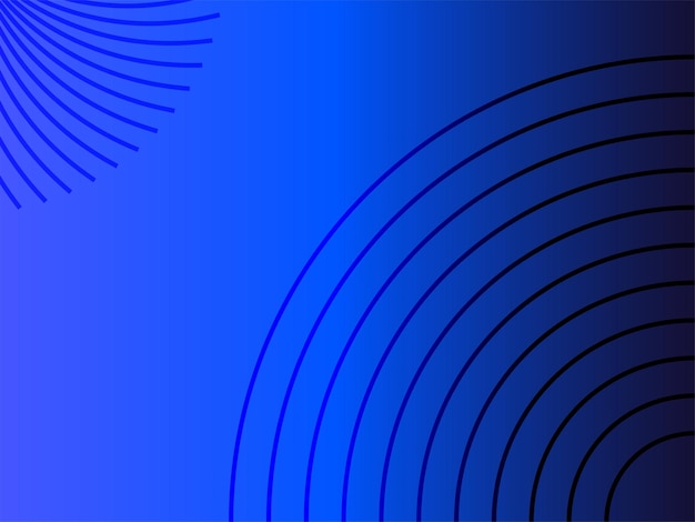 gradient color background design with corner circular lines vector illustration