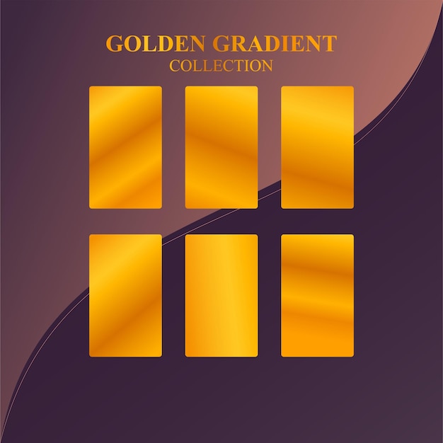 gradient color palette with vector elements