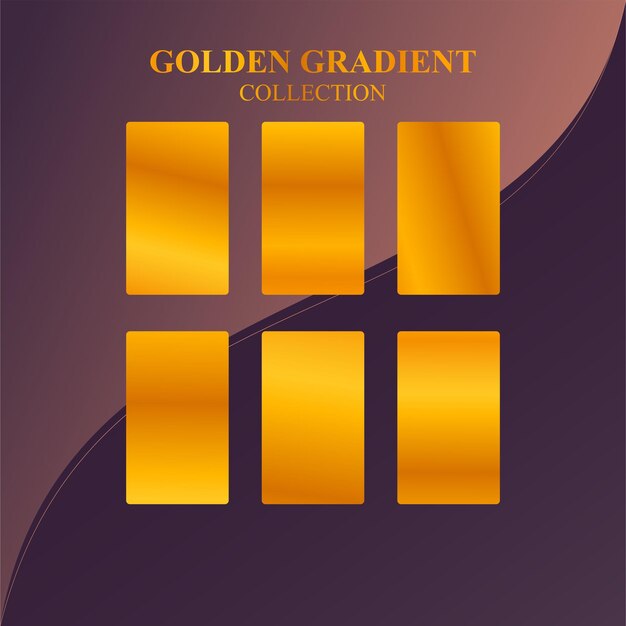gradient color palette with vector elements