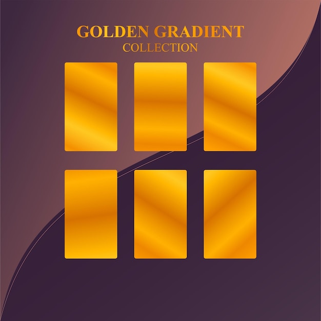 gradient color palette with vector elements