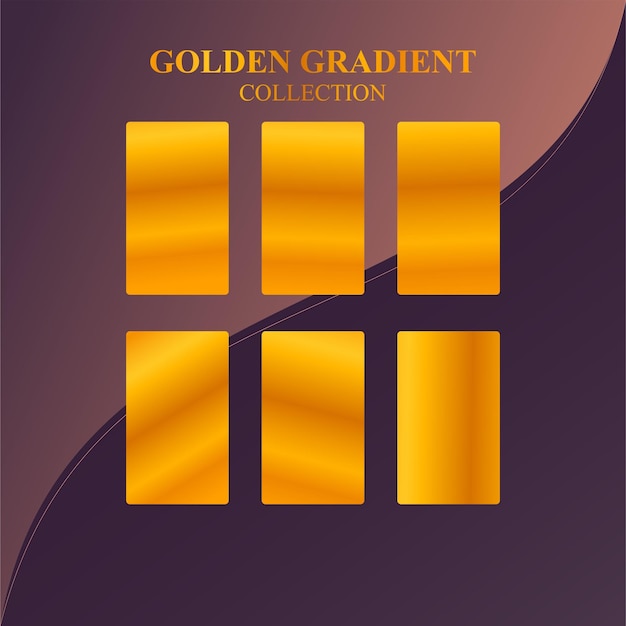 gradient color palette with vector elements