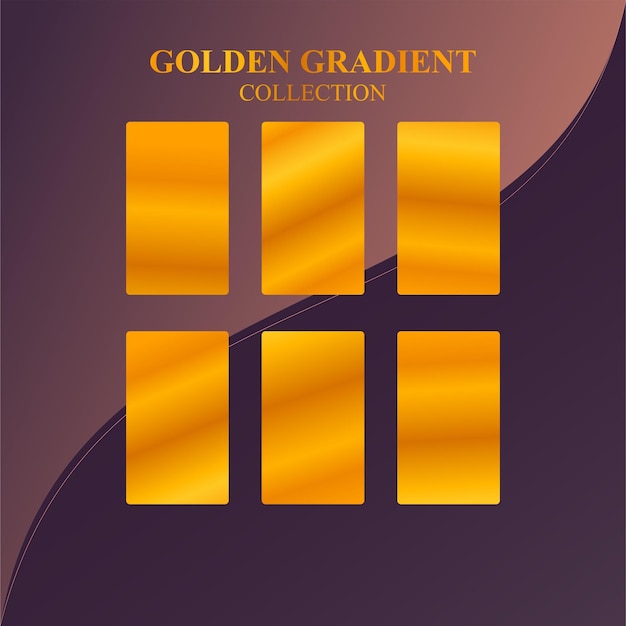 gradient color palette with vector elements