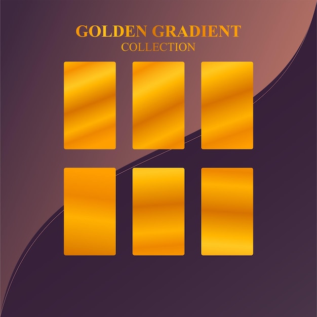 gradient color palette with vector elements