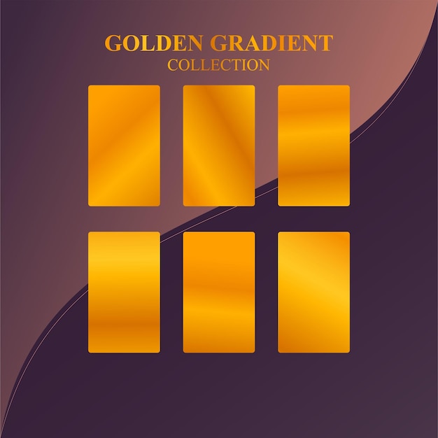 gradient color palette with vector elements