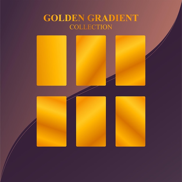 gradient color palette with vector elements
