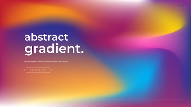Gradient colorful abstract background vector