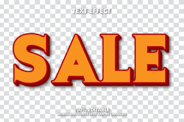 Gradient editable text effect editable transparent background