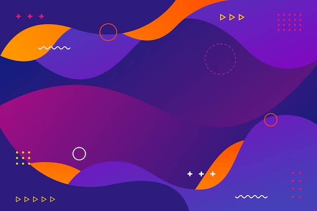 Gradient geometric abstract background