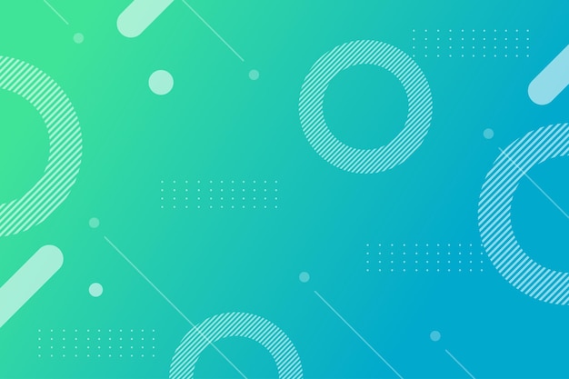 Gradient geometric shape background