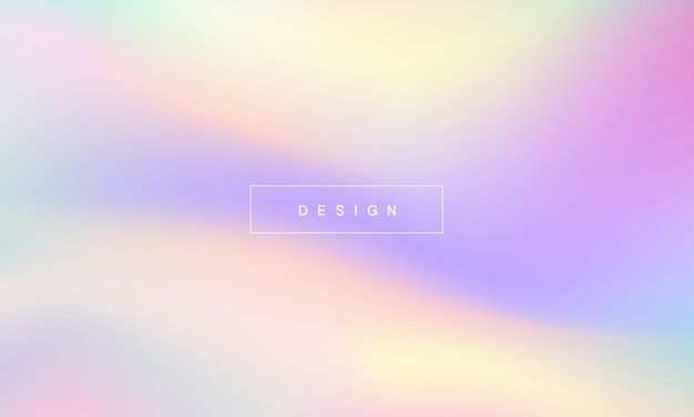 Gradient pastel modern rainbow background yellow pink purple orange blue colors for deign concepts wallpapers web presentations and prints vector design