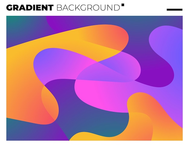 Gradient Smooth and Vibrant Color Background for Cover Poster Magazine Book