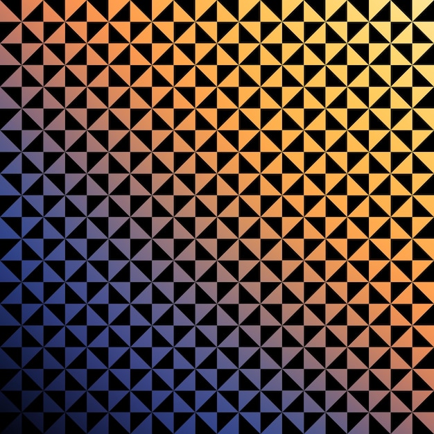 Gradient triangle pattern. Abstract geometric background. Disco and elegant style illustration